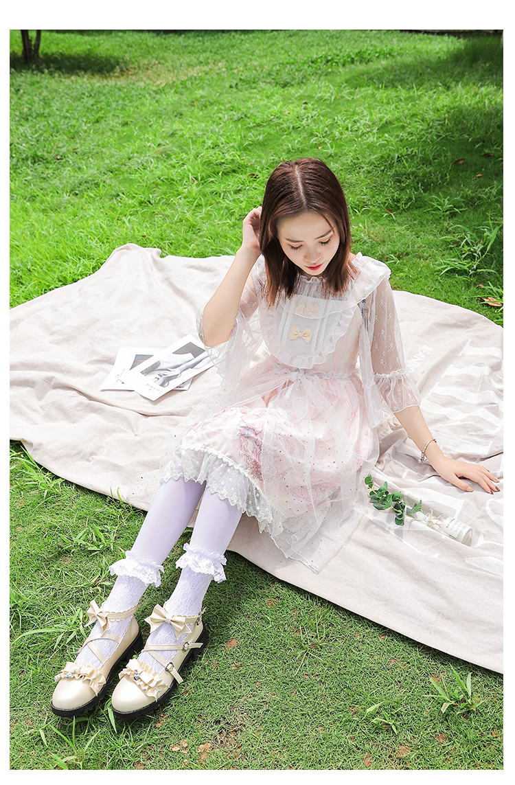 Mei Lulu Lolita Giày Lolita Đen Giày Nữ Anh Phiên Bản Hàn Quốc Dễ Phối Vào Mùa Thu Phong Cách Nhật Bản JK Giày Múa 6