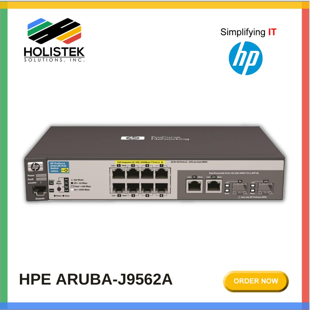 変更OK HP 2915-8G PoE Switch スイッチ J9562A - 通販 - tdsc.sn