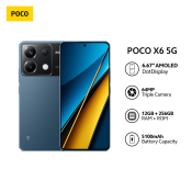 Poco X6 5G - 12GB+256GB, 64MP Camera Smartphone