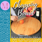 Wooden Chopping Board Round Large