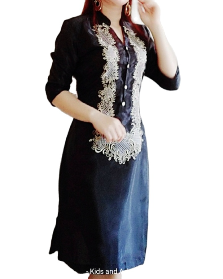 Modern Filipiniana Lady Barong Dress Divisoria - Detachable Mestiza Design  | Lazada Philippines