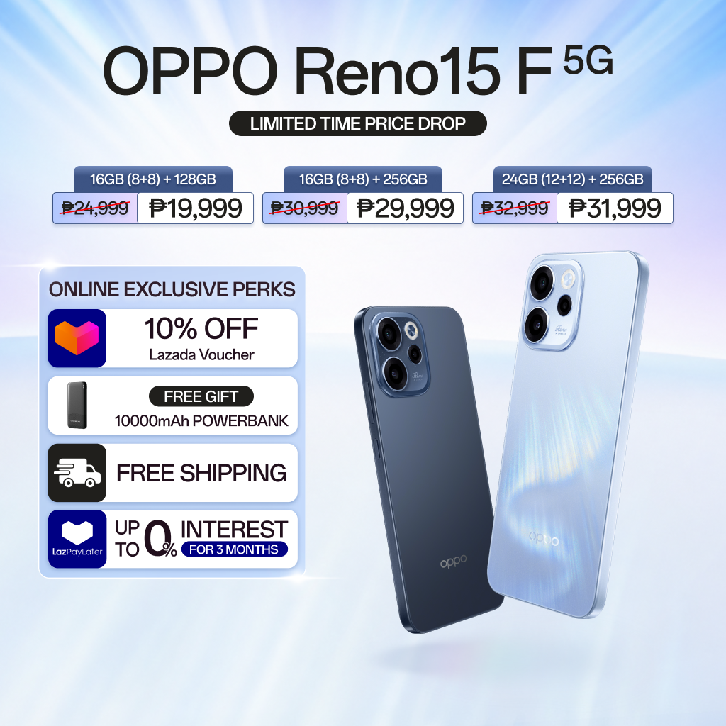 [ALL-NEW] OPPO Reno15 F 5G / 50MP Ultra Wide Selfie Camera / Photo Popout / ColorOS16