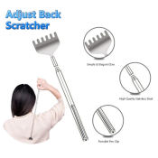 FOCANO Adjustable Stainless Steel Back Scratcher and Massager