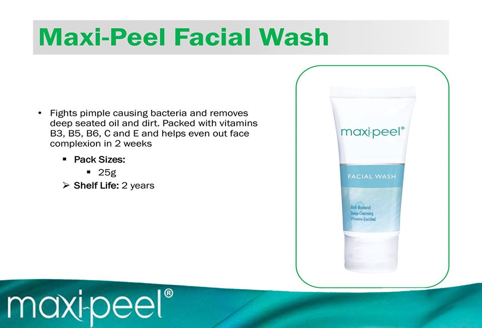 maxi peel facial wash