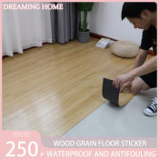 PVC Floor Stickers - Wood Grain Decals for Home Decor