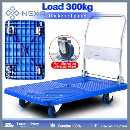 NEXA Foldable Hand Truck Trolley, 300Kg Capacity