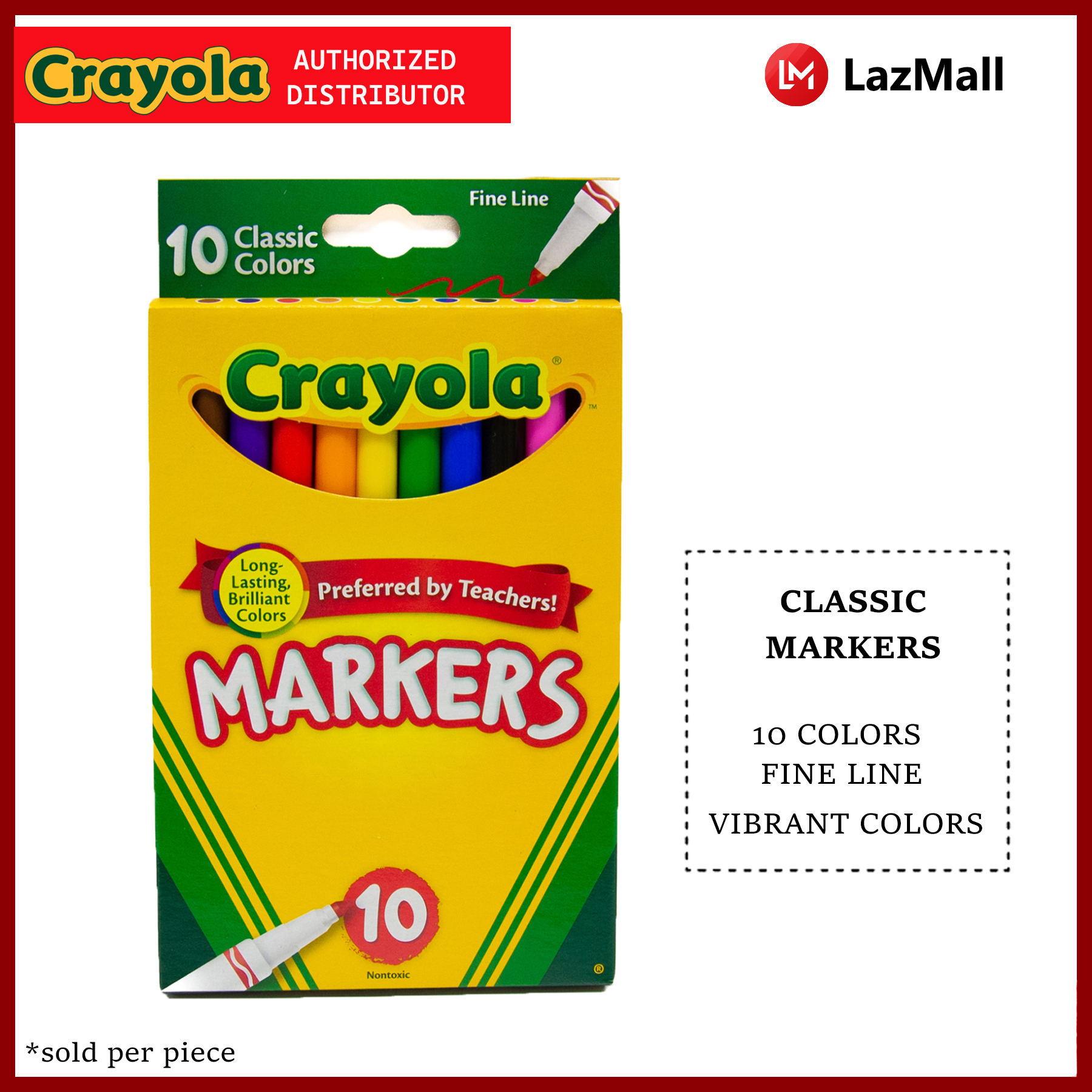 Crayola Bright Colors Ultra-clean Washable Markers