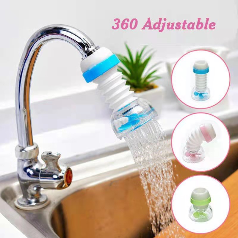 Faucet Filter 360° Rotating Extensible Drain Splash-Proof Water Filter for  Home Durable Long Lasting Super Adsorption Effect for Kitchen Water  Purifier Filter Red 