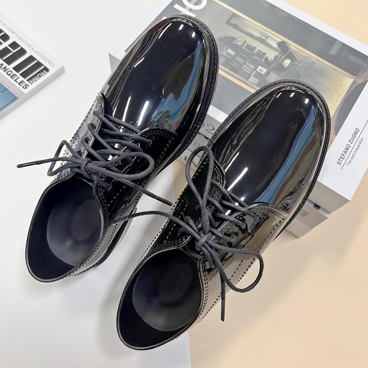 Guard security black shoes for men and women high quality low cut black shoes