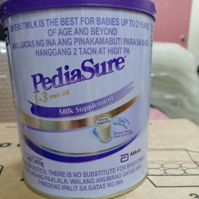 Pediasure Complete 1 3 400g Sept 2021 Exp Lazada Ph