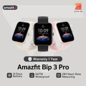 Amazfit Bip 3 Pro: GPS, Color Display, Water Resistant Smartwatch