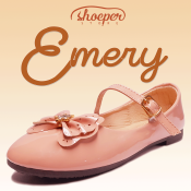 Shoeper Emery Flat Leather Shoes for Kids