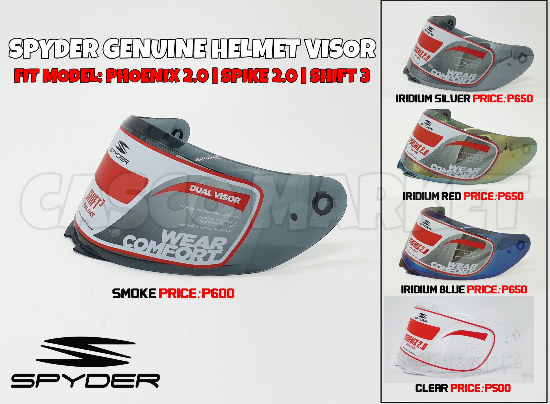 r15 bike visor price