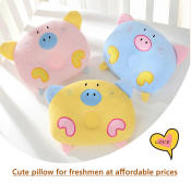 Velvet Soft Anti-Flat Head Pillow for Newborn Baby