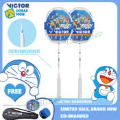 Victor Doraemon Kids Badminton Racket for Beginners Training