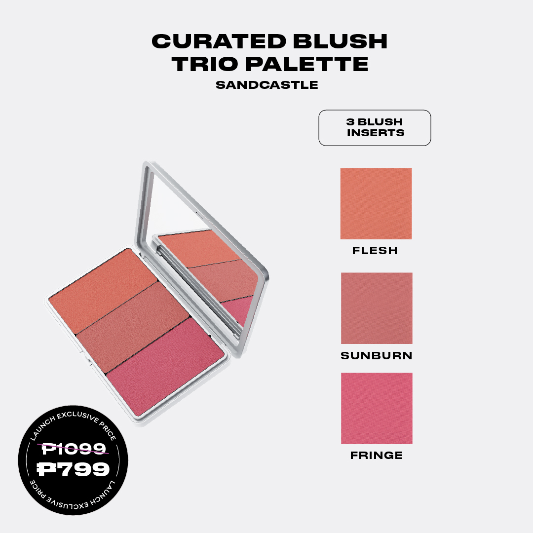 Discount on Issy & Co.  shoes - SKU: Issy Curated Blush Trio Palette in Sand Castle