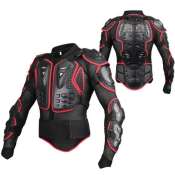 Motorcycle Racing Jacket with Body Armor Protection 