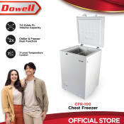 Dowell CFR-100 Chest Freezer with Chiller - 4 cu ft