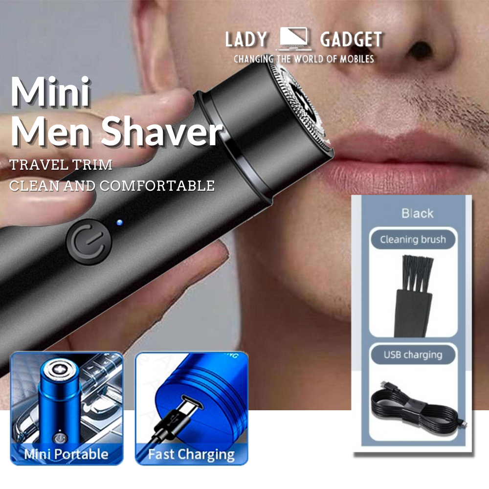 Mini Shaver Travel Trim Port...