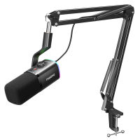 MAONO PD100X RGB USB&XLR Dual Mode USB Dynamic microphone Noise cancellation Gaming microphone for PC USB-C mobile phone mic Streaming Microphones for Mixer Sound Card Audio Interface with Software