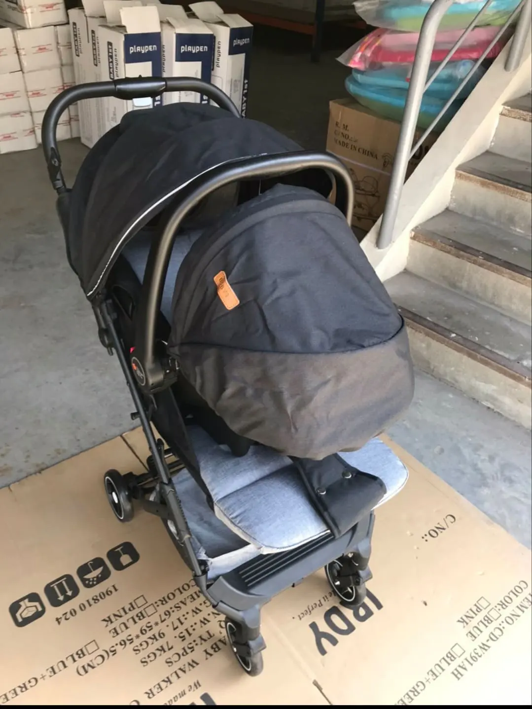 baby 1st stroller with car seat