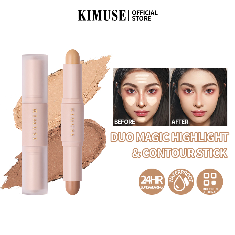 Discount on KIMUSE  shoes - SKU: Kimuse Magic Highlight & Contour Stick Face Brightens & Shades Pencil Foundation Stick Longwear Make