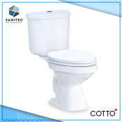 COTTO -  Wendy 2pc water closet by Sanitec