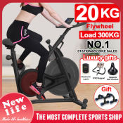 Home Exercise Bike with 20KG Flywheel for Spinning Workouts