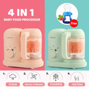 Babycook 2-in-1 Steamer, Blender, and Food Processor with Free Adaptor