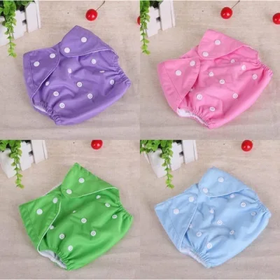 Fashion Reusable Baby Infant Nappy Cloth Diapers Soft Cover Washable Adjustable (1)