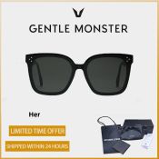 Gentle Monster Women's Polarized Sunglasses, Big Square Frame, UV Protection