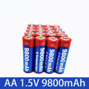 100% Original new AA rechargeable battery 1.5V 9800mAh