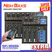 YAMAHA MG04BT/MG07BT Professional Audio Mixer with Built-in Bluetooth