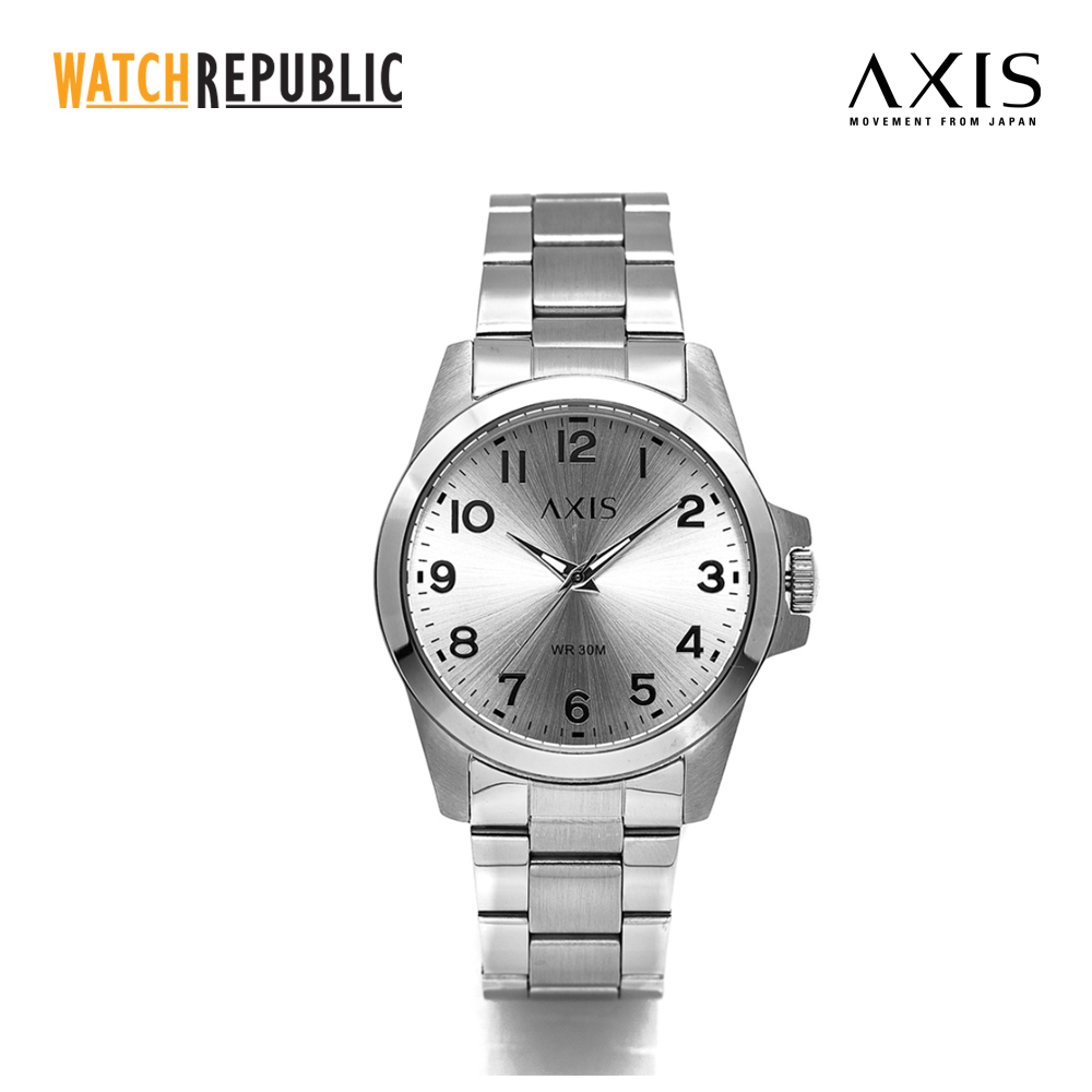 AXIS Silver Stainless Steel Watch For Men AE1248 0102 Lazada PH