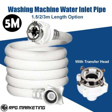 Automatic Washing Machine Inlet Hose Extension - 2/3/5m