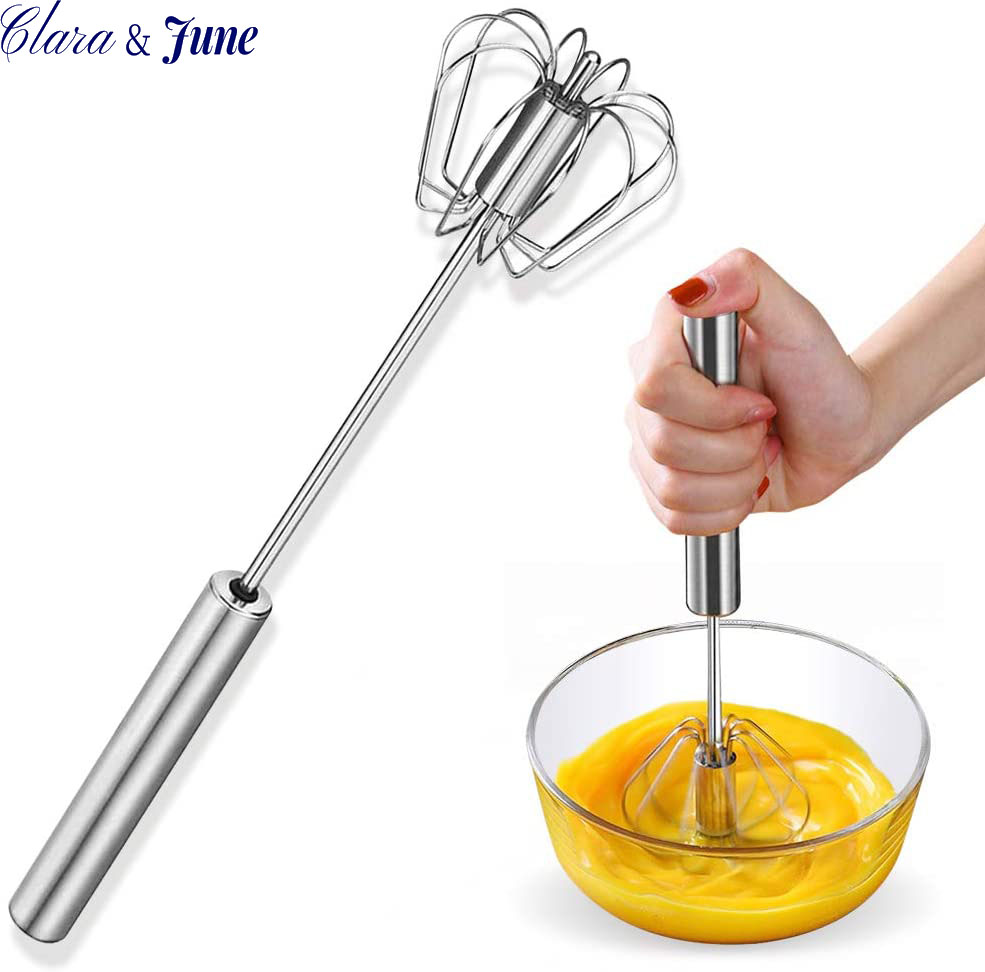 Clara.Stainless Steel Egg Beater Kitchen Utensils Egg Beaten Kitchen