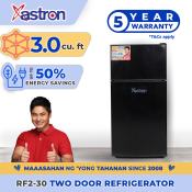 Astron RF2-30 Energy Efficient Top Freezer Refrigerator with Warranty