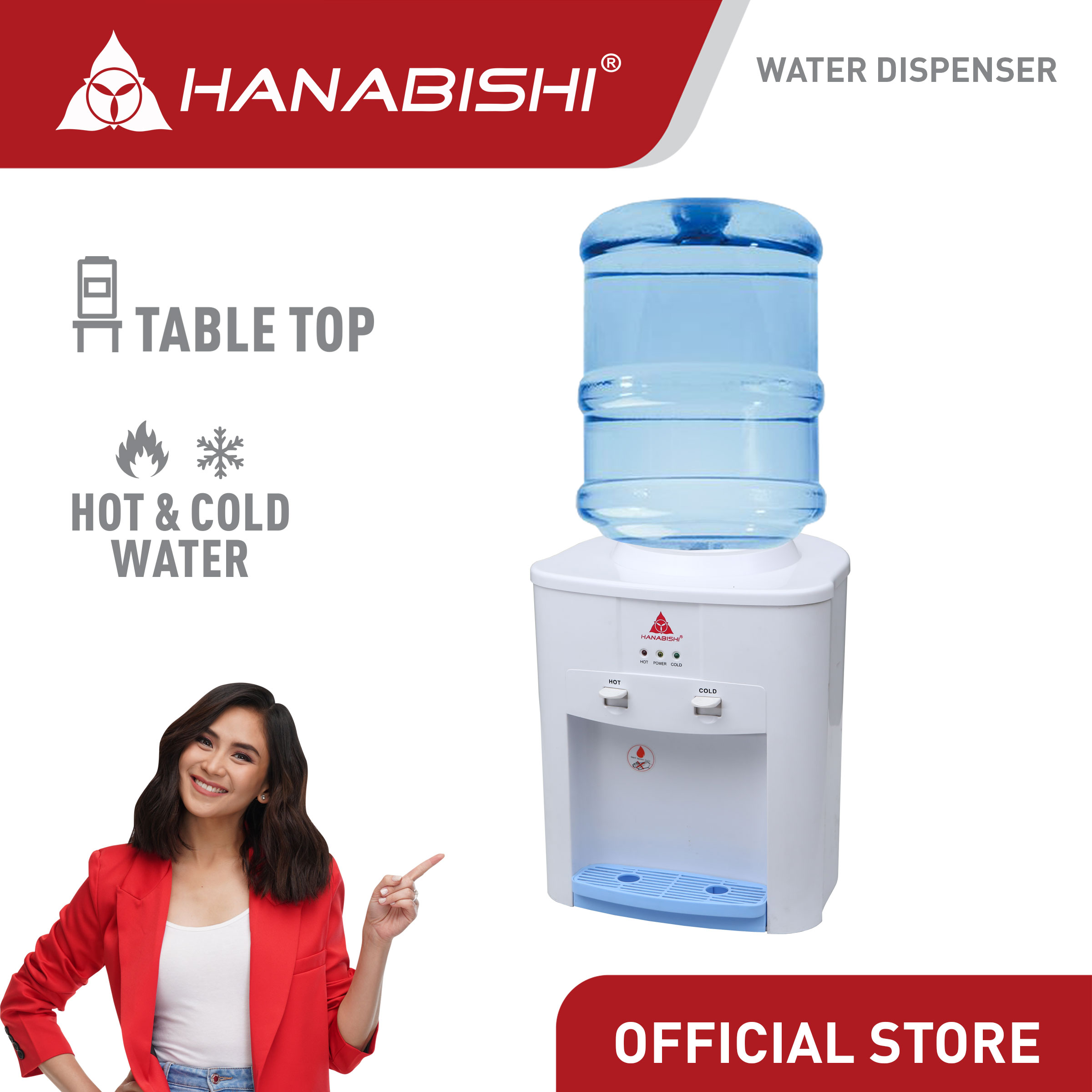 Water dispenser hanabishi store price