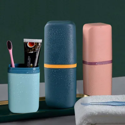 Ulifeshop Portable outdoor travel toothbrush holder storage box case (1)