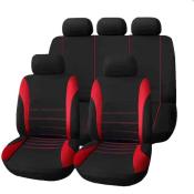 Universal 9-Piece Car Seat Cover Set - Front & Back