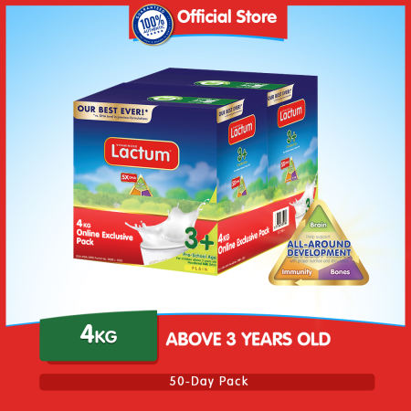 Lactum 3+ Powdered Milk Drink for Kids 4kg