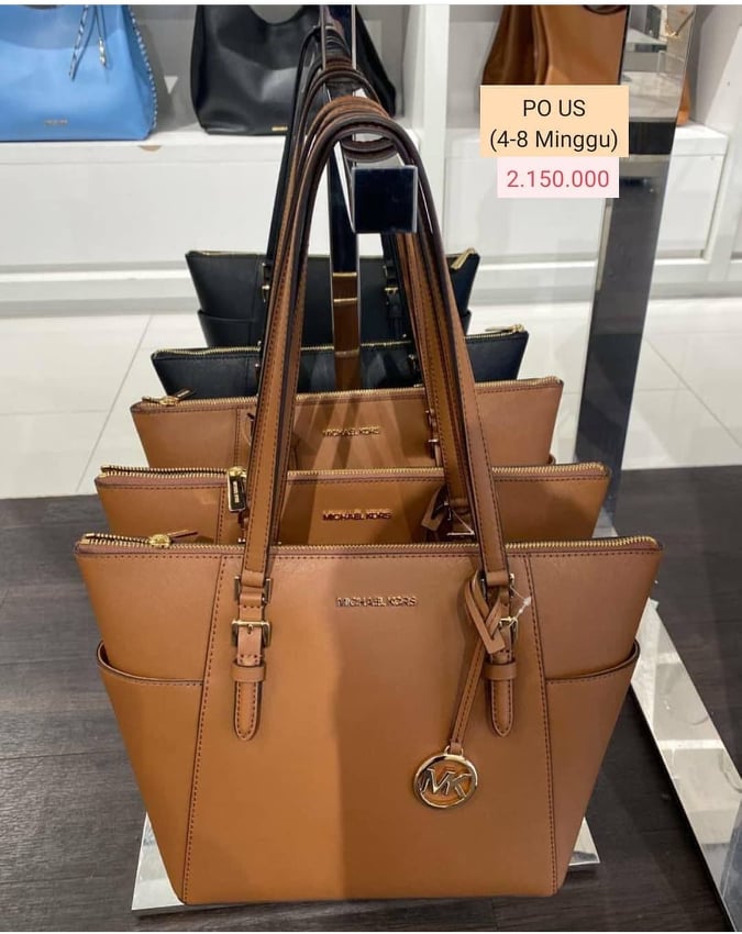 Authentic Michael Kors Macbook Tote Bag Brown