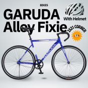 Garuda Fixie TEMPEST Alloy Fixie Bike with Free Helmet