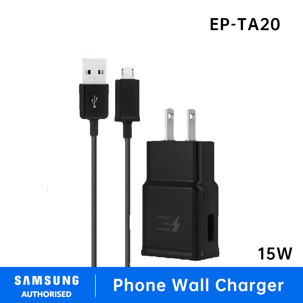 Samsung Travel Charger Adapter Original 15W Fast Charger USB Adapter Whit 2A Micro Cable For S8+ S9 S10 Note 8 9 - Image 2