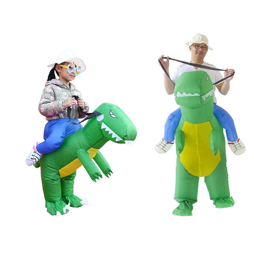 GreenCertified Saver Prices Baby Toddler Inflatable Dinosaur Rider Costume Halloween Party