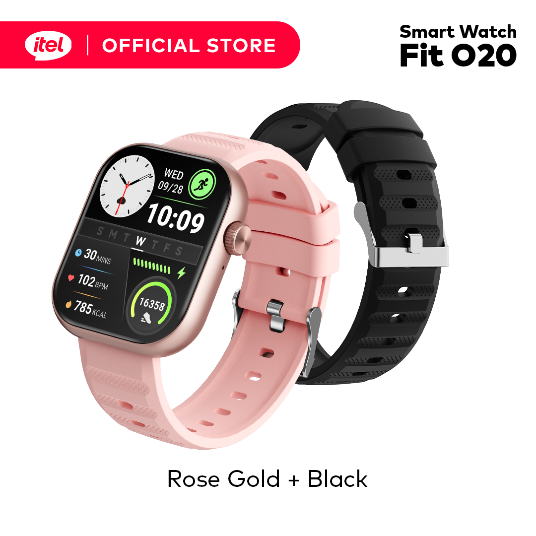 itel Fit O20 AFR Smart Watch / Double Strap / 2.04" HD / IP68 Water Resistance & Auto Drain / AI Powered - Image 3
