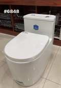 Uleya Rimless Toilet - Modern Dual Flush, Soft Closing, Water Saving