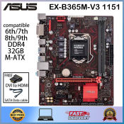 Asus EX-B365M-V3 Micro ATX Motherboard for Intel CPUs