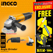 INGCO Angle Grinder 900W 4" 100mm AG900283 •BUILDMATE• IPT