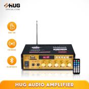 300W Digital HIFI Bluetooth Stereo Audio Amplifier with FM Radio